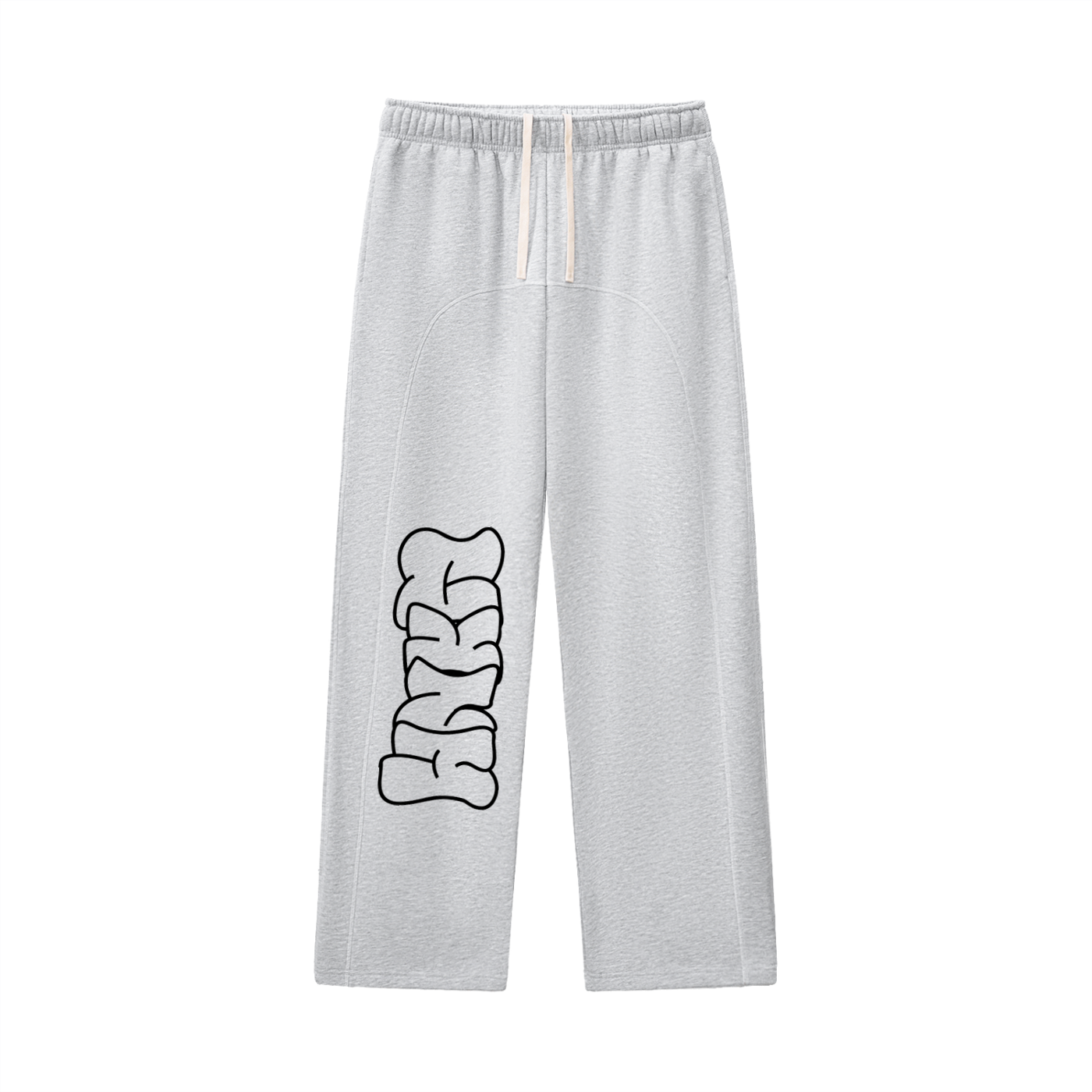 Contrast-Stitched Fleece Sweatpants