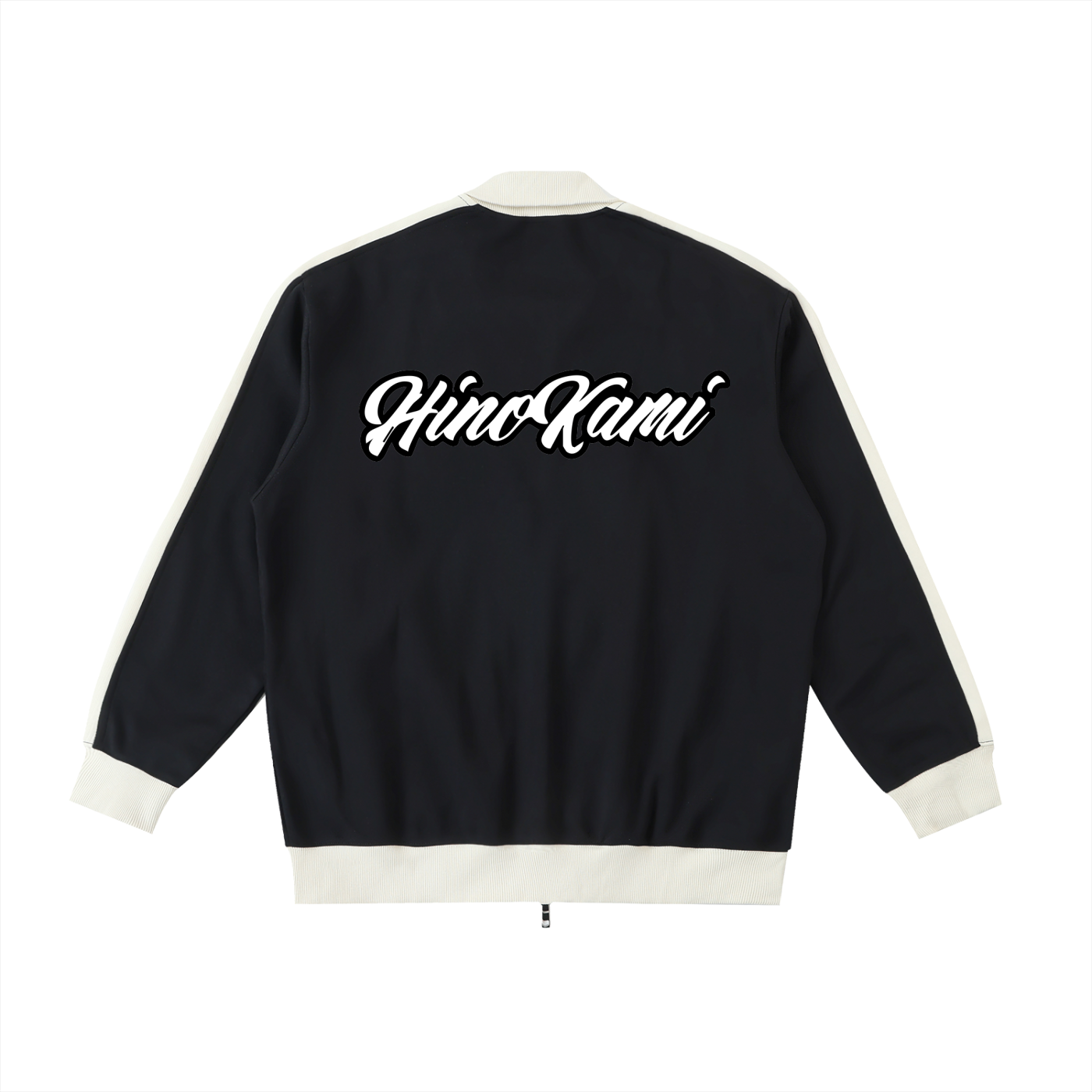 Contrast Trim Stand Collar Jacket