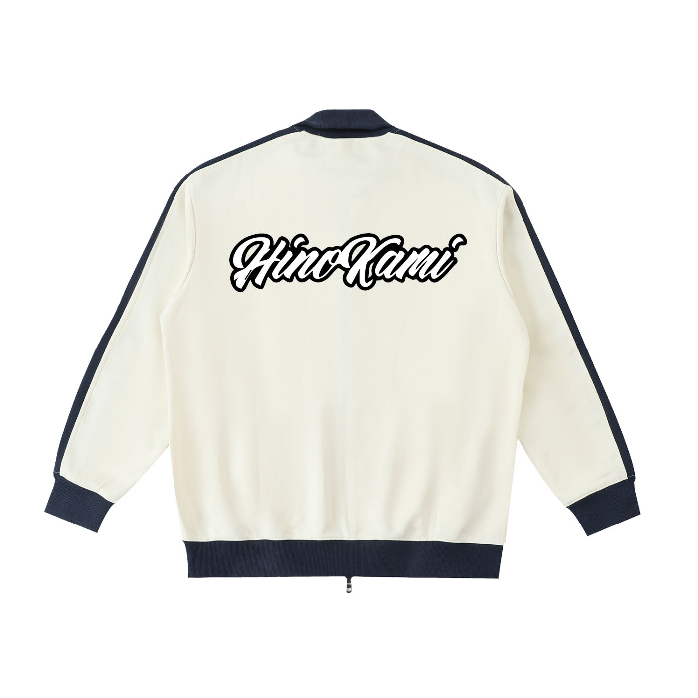 Contrast Trim Stand Collar Jacket